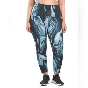 Spanx Booty Boost Active Marbled  Leggings size 3X